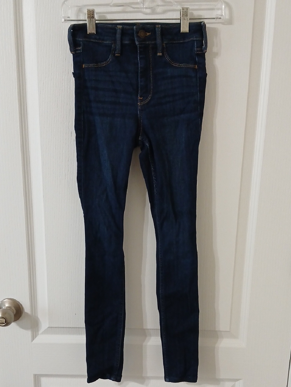 Hollister TEENS Dark Indigo Skinny Jeans